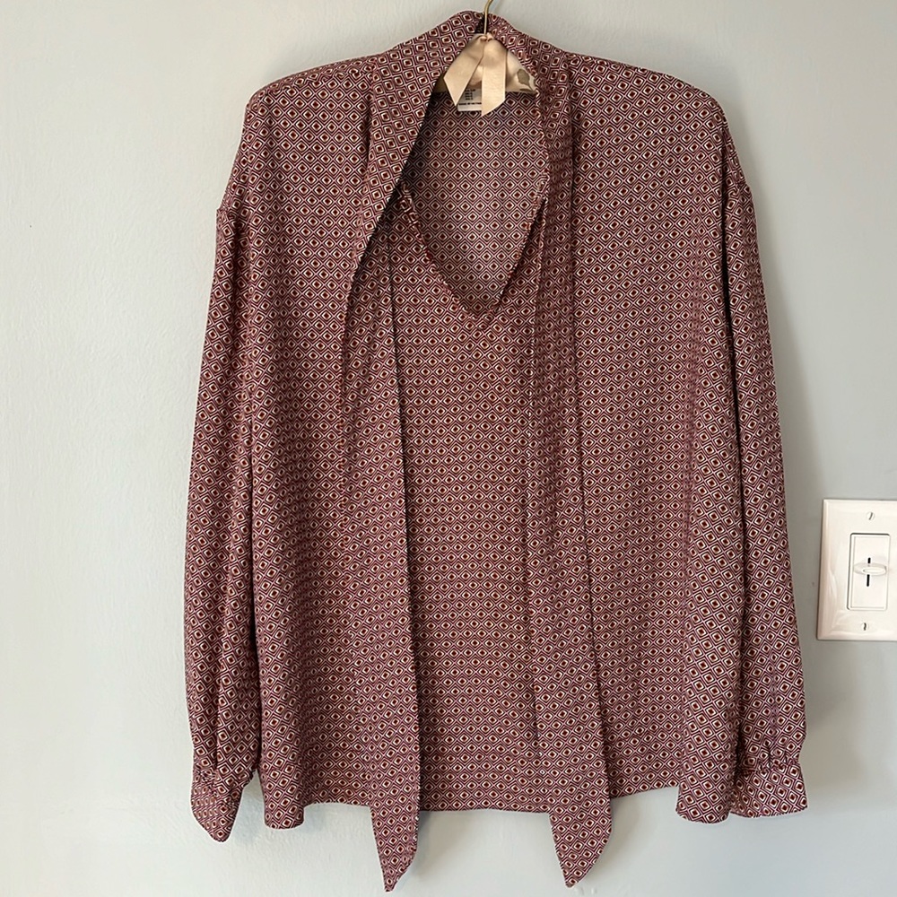 Rachel Zoe front tie top